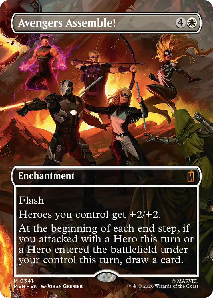Avengers Assemble! (Borderless) (0341) [Marvel Super Heroes] | Exor Games New Glasgow