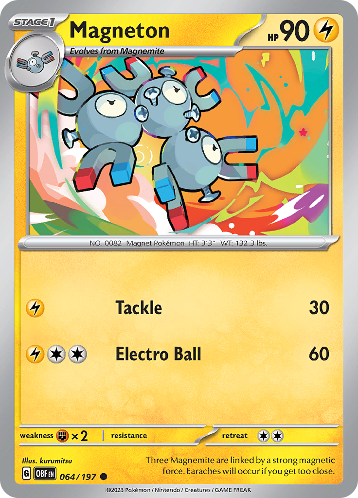 Magneton (064/197) [Scarlet & Violet: Obsidian Flames] | Exor Games New Glasgow