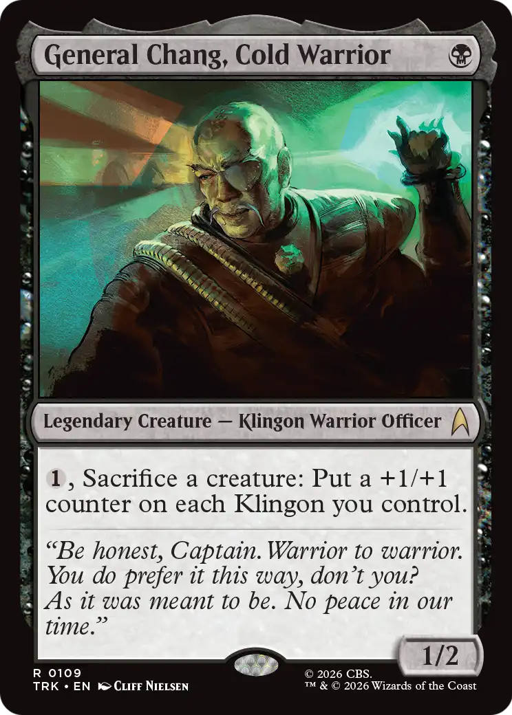 General Chang, Cold Warrior [Star Trek] | Exor Games New Glasgow