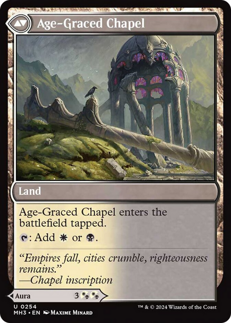 Glasswing Grace // Age-Graced Chapel [Modern Horizons 3] | Exor Games New Glasgow