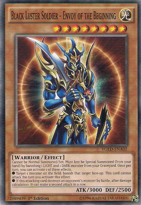 Black Luster Soldier - Envoy of the Beginning [YGLD-ENA02] Common | Exor Games New Glasgow