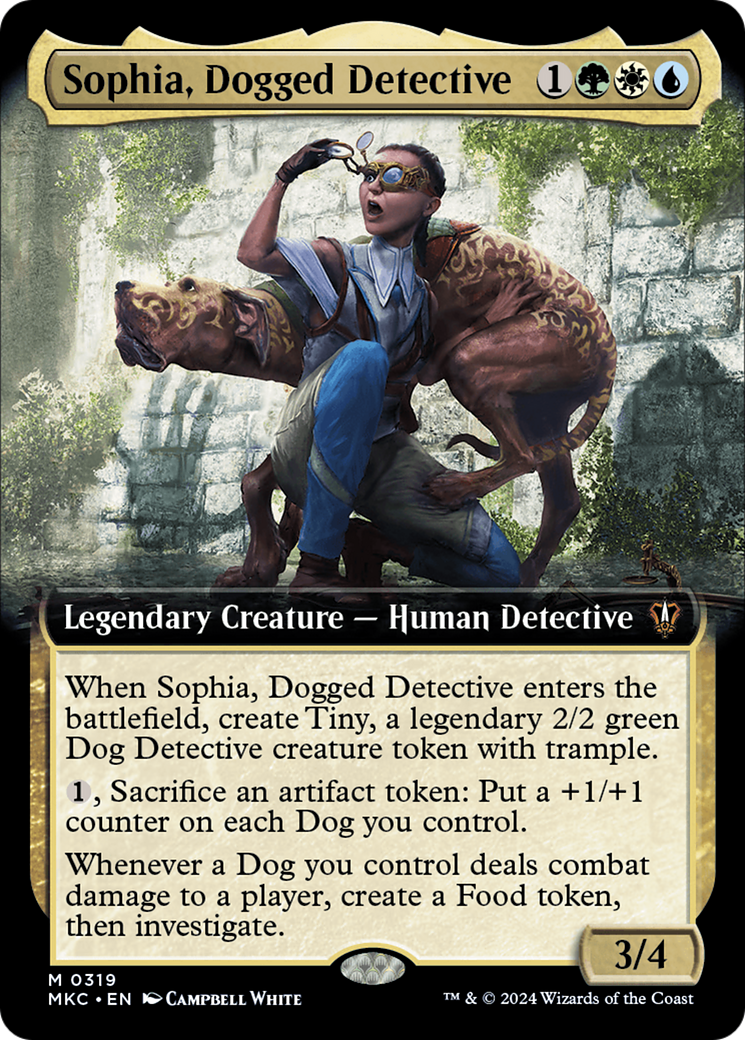 Sophia, Dogged Detective (Extended Art) [Murders at Karlov Manor Commander] | Exor Games New Glasgow