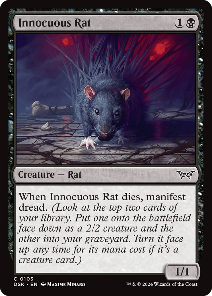 Innocuous Rat [Duskmourn: House of Horror] | Exor Games New Glasgow