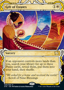 Gift of Estates (Foil Etched) [Strixhaven: Mystical Archive] | Exor Games New Glasgow