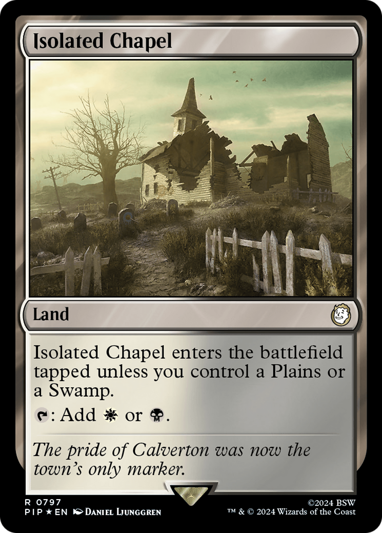 Isolated Chapel (Surge Foil) [Fallout] | Exor Games New Glasgow