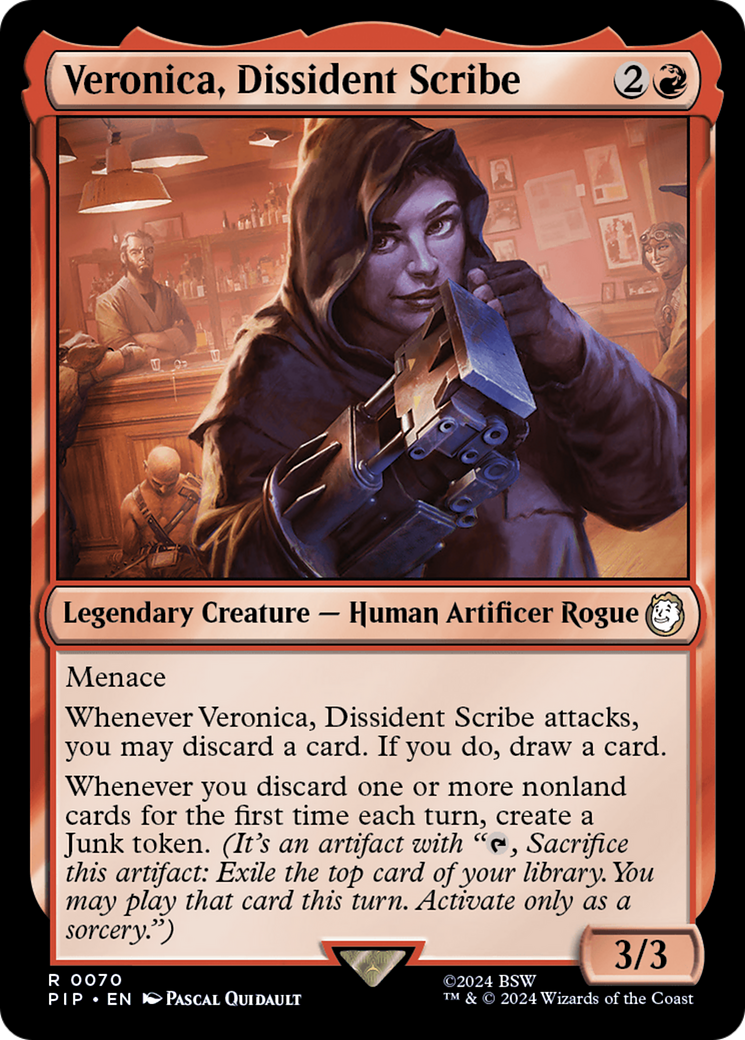 Veronica, Dissident Scribe [Fallout] | Exor Games New Glasgow