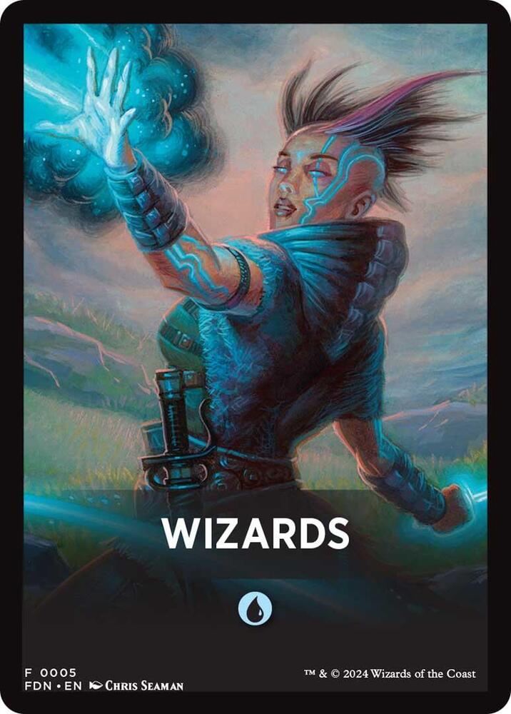 Wizards Theme Card [Foundations] | Exor Games New Glasgow