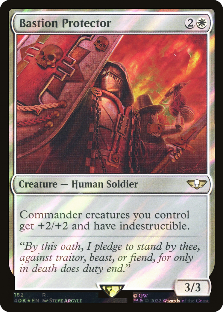 Bastion Protector (Surge Foil) [Marvel Super Heroes Commander] | Exor Games New Glasgow