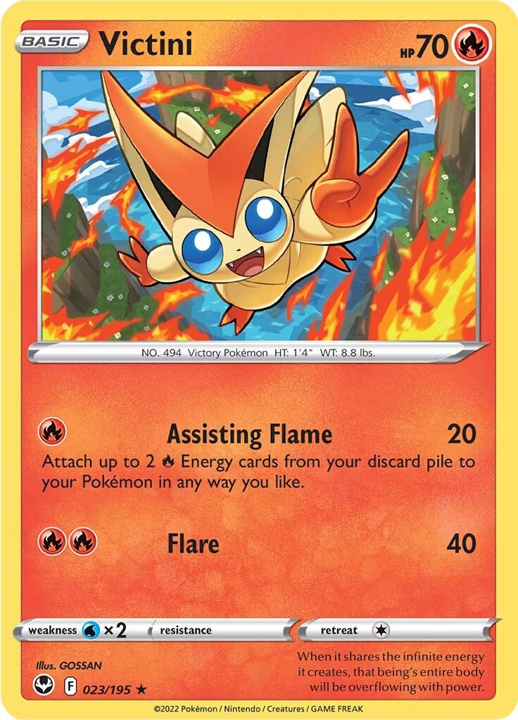 Victini (023/195) [Sword & Shield: Silver Tempest] | Exor Games New Glasgow