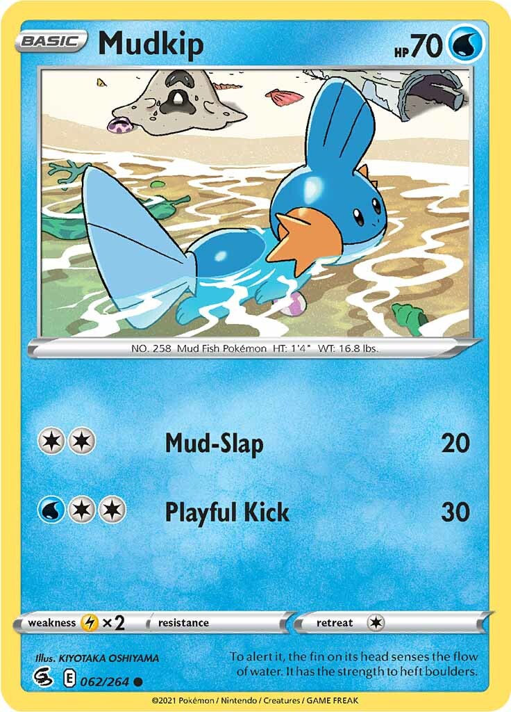 Mudkip (062/264) [Sword & Shield: Fusion Strike] | Exor Games New Glasgow