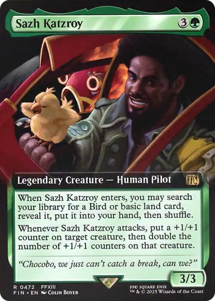 Sazh Katzroy (Extended Art) [FINAL FANTASY] | Exor Games New Glasgow