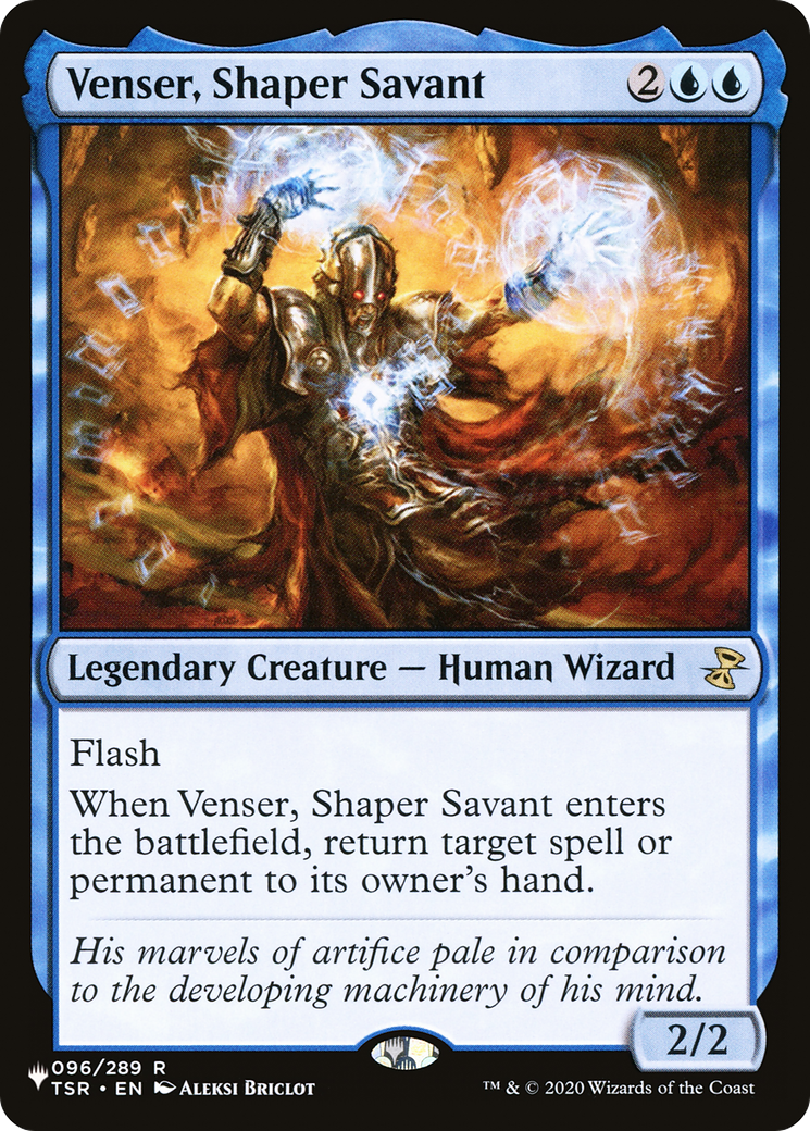 Venser, Shaper Savant [The List] | Exor Games New Glasgow