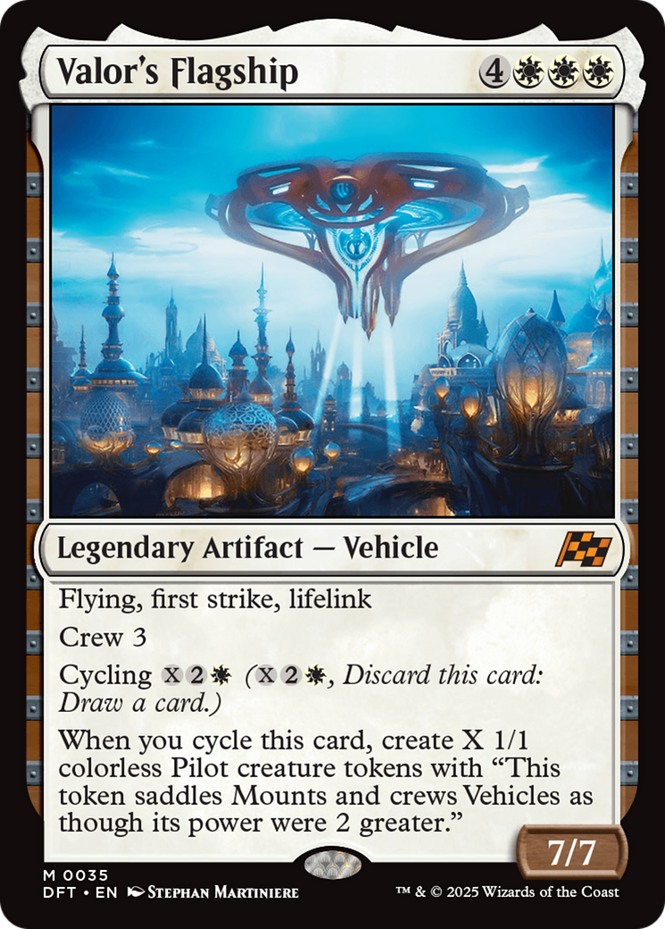 Valor's Flagship [Aetherdrift] | Exor Games New Glasgow