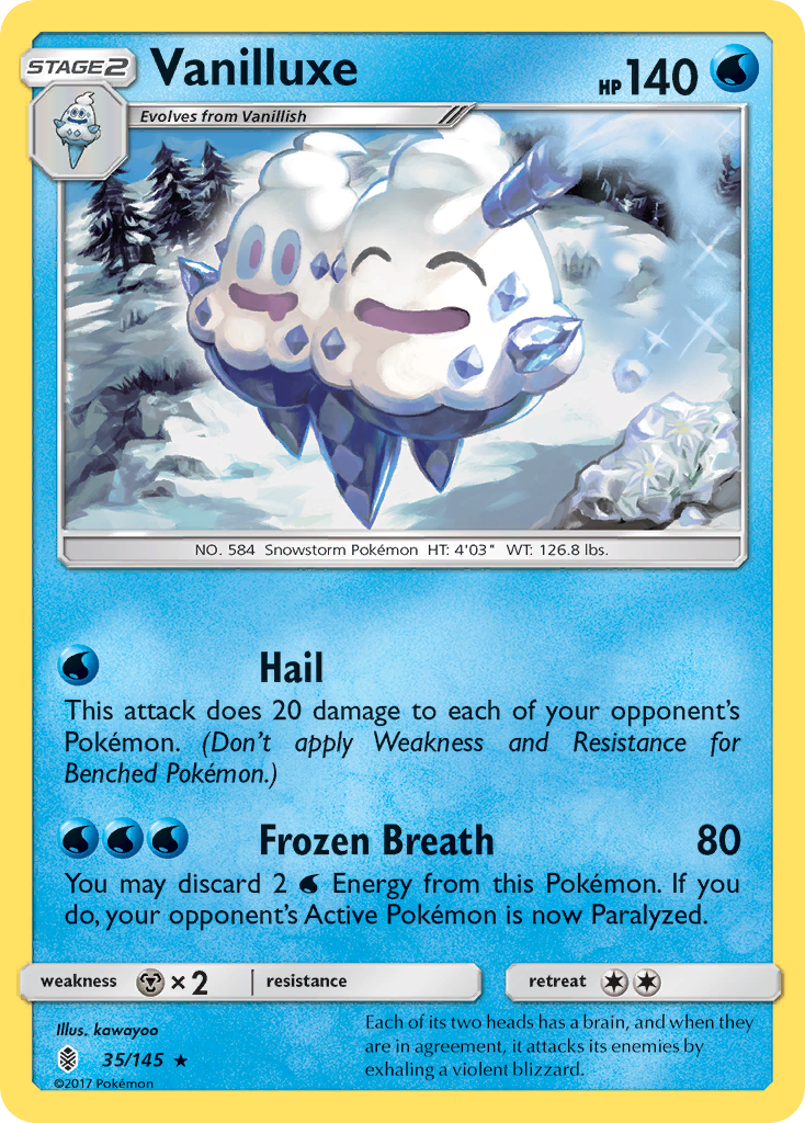 Vanilluxe (35/145) [Sun & Moon: Guardians Rising] | Exor Games New Glasgow