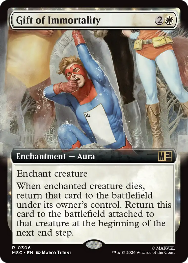 Gift of Immortality (Extended Art) [Marvel Super Heroes Commander] | Exor Games New Glasgow