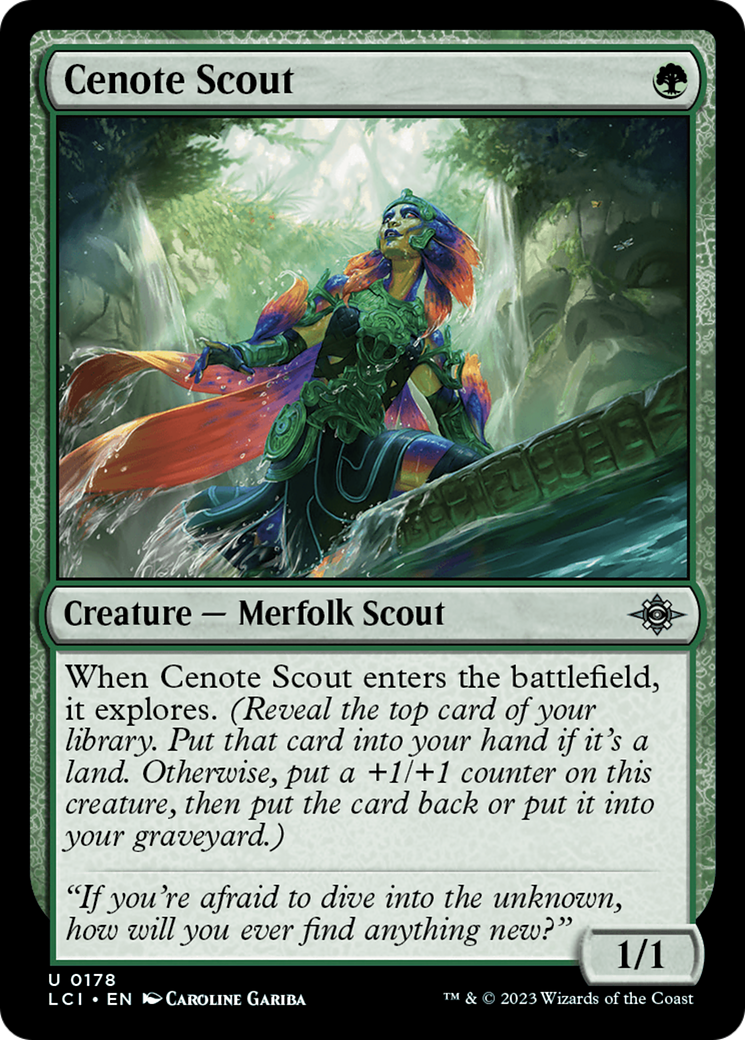 Cenote Scout [The Lost Caverns of Ixalan] | Exor Games New Glasgow