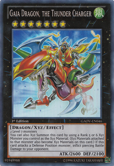 Gaia Dragon, the Thunder Charger [GAOV-EN046] Super Rare | Exor Games New Glasgow