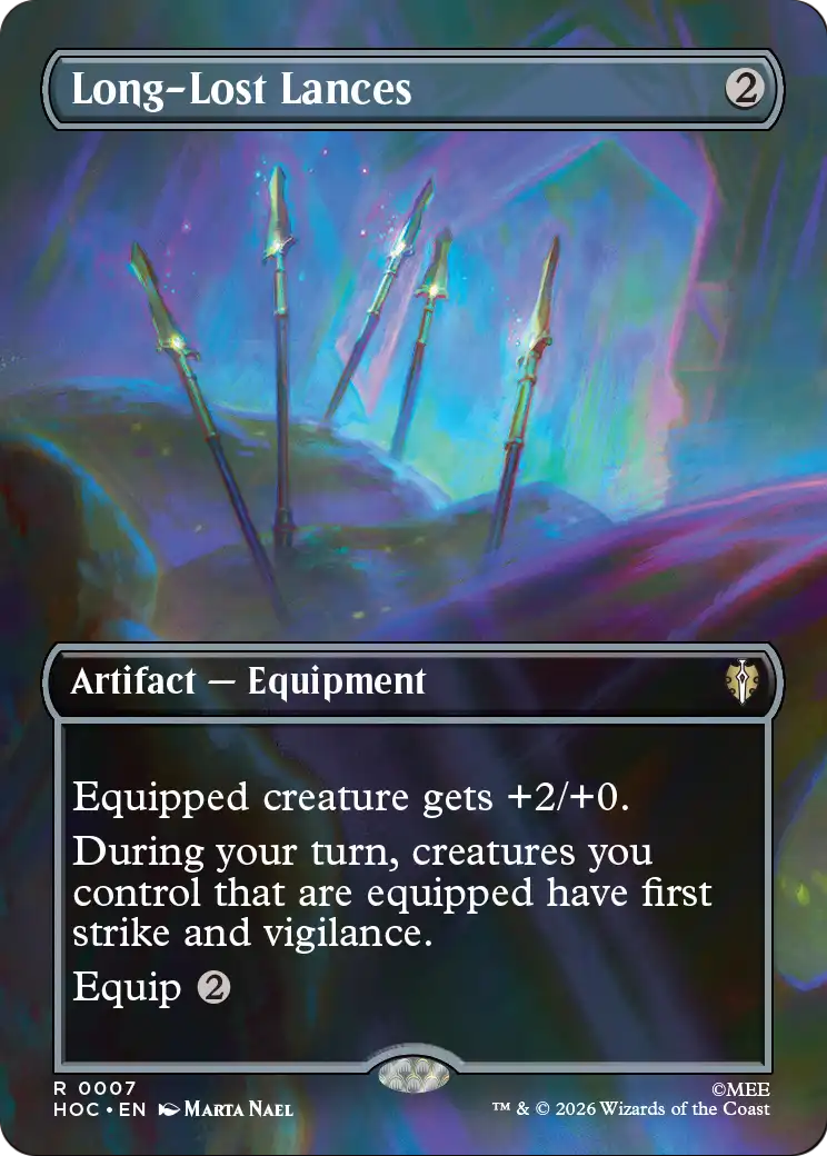 Long-Lost Lances (Borderless) [The Hobbit: Eternal-Legal] | Exor Games New Glasgow