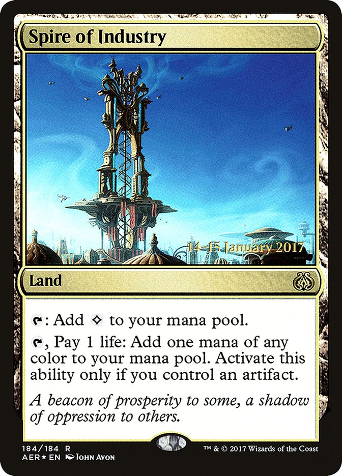 Spire of Industry [Aether Revolt Prerelease Promos] | Exor Games New Glasgow