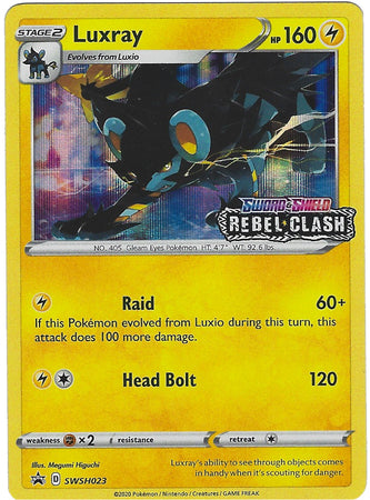 Luxray (SWSH023) (Prerelease Promo) [Sword & Shield: Black Star Promos] | Exor Games New Glasgow