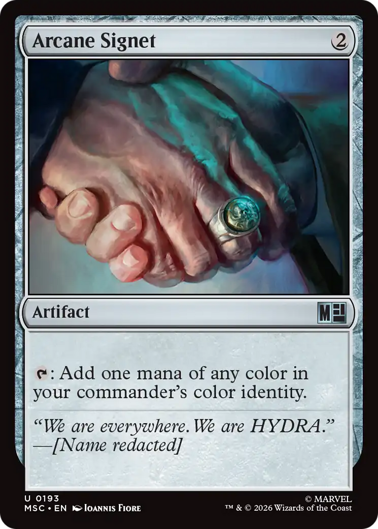 Arcane Signet (0193) (Surge Foil) [Marvel Super Heroes Commander] | Exor Games New Glasgow
