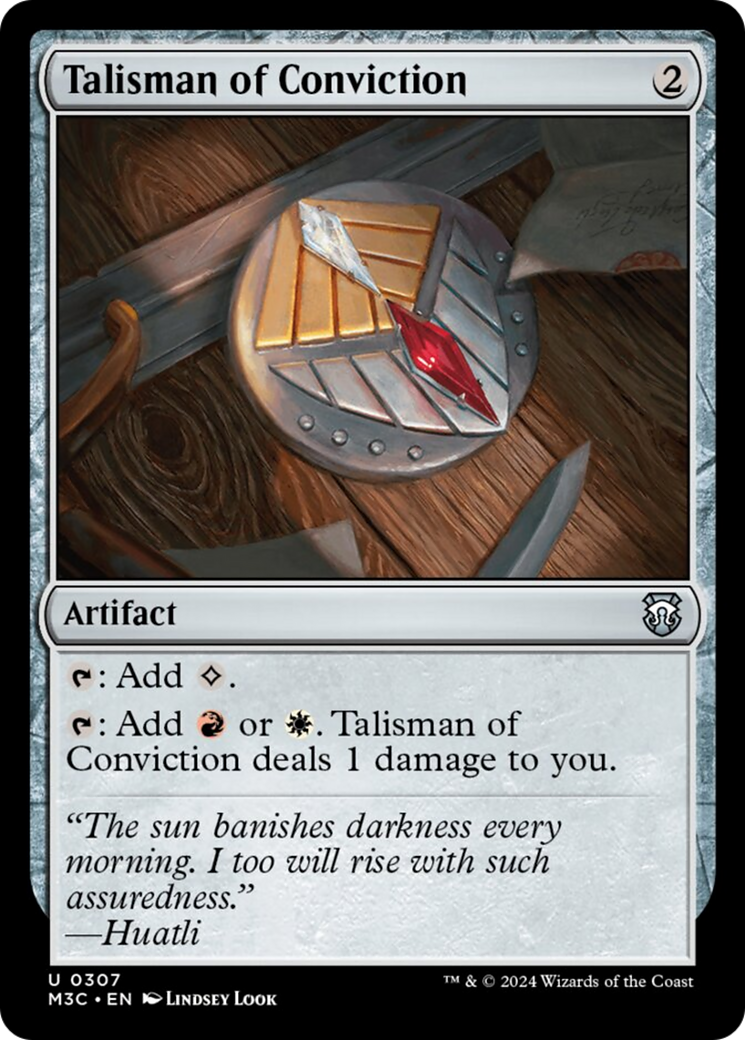 Talisman of Conviction [Modern Horizons 3 Commander] | Exor Games New Glasgow