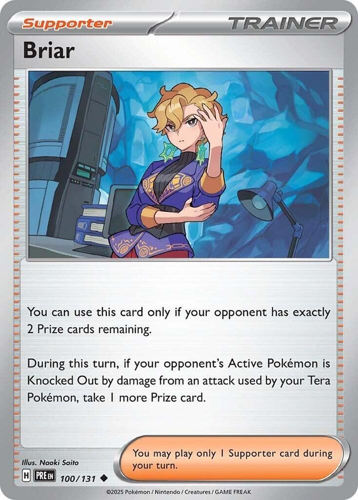 Briar (100/131) [Scarlet & Violet: Prismatic Evolutions] | Exor Games New Glasgow