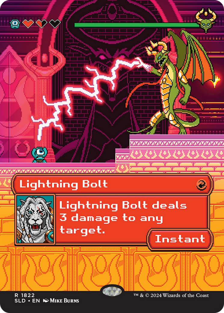 Lightning Bolt (1822) (Rainbow Foil) [Secret Lair Drop Series] | Exor Games New Glasgow