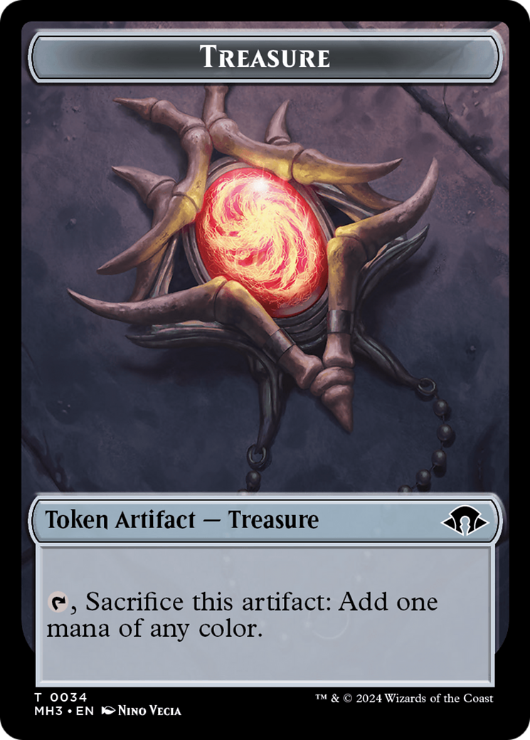 Treasure Token [Modern Horizons 3 Tokens] | Exor Games New Glasgow