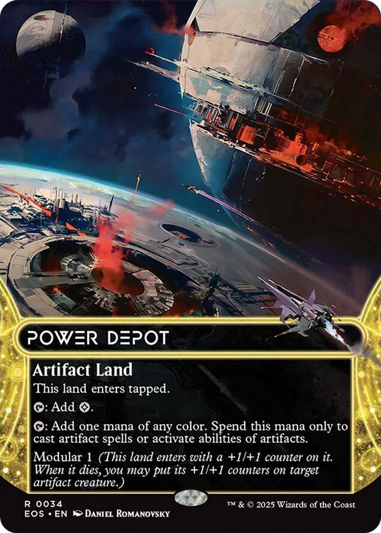 Power Depot (0034) (Borderless) [Edge of Eternities: Stellar Sights] | Exor Games New Glasgow