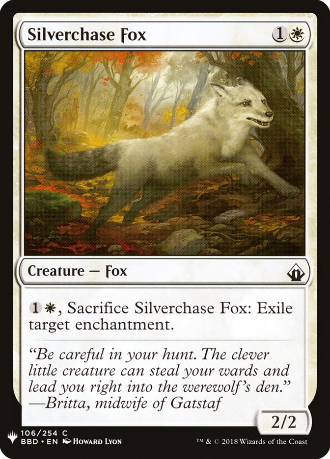 Silverchase Fox [Mystery Booster] | Exor Games New Glasgow