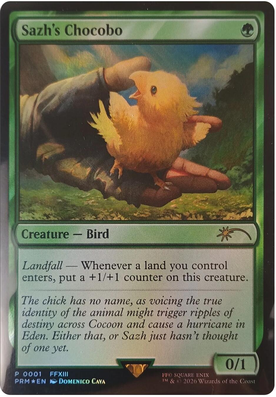 Sazh's Chocobo [FINAL FANTASY Promos] | Exor Games New Glasgow