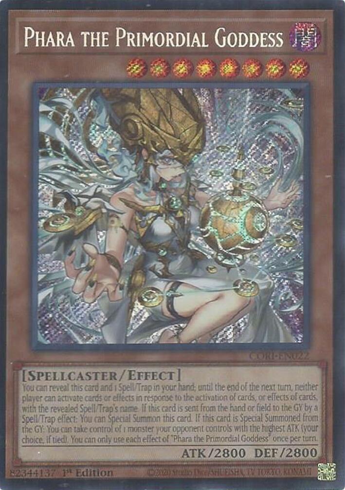Phara the Primordial Goddess (Secret Rare) [CORI-EN022] Secret Rare | Exor Games New Glasgow