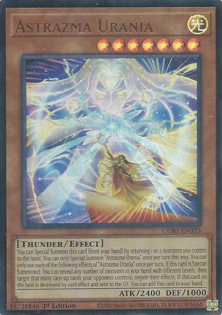 Astrazma Urania [CORI-EN023] Ultra Rare | Exor Games New Glasgow