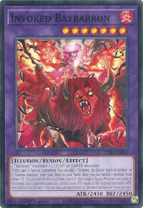 Invoked Baybarron [CORI-EN031] Common | Exor Games New Glasgow