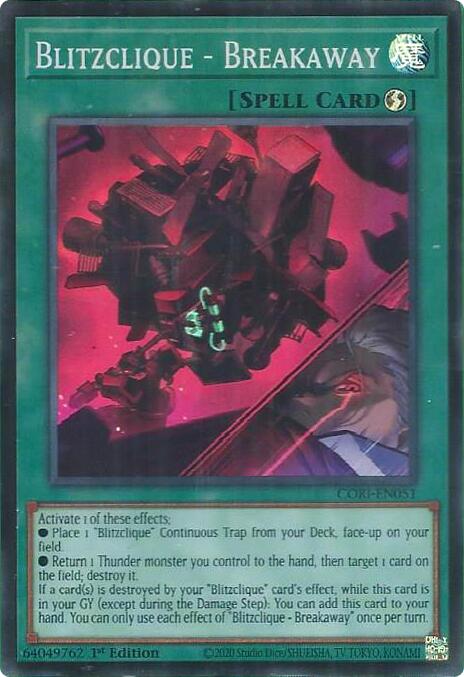 Blitzclique - Breakaway [CORI-EN051] Super Rare | Exor Games New Glasgow