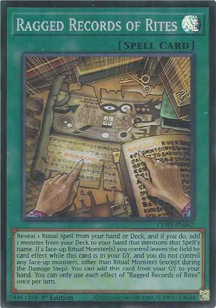 Ragged Records of Rites [CORI-EN062] Super Rare | Exor Games New Glasgow