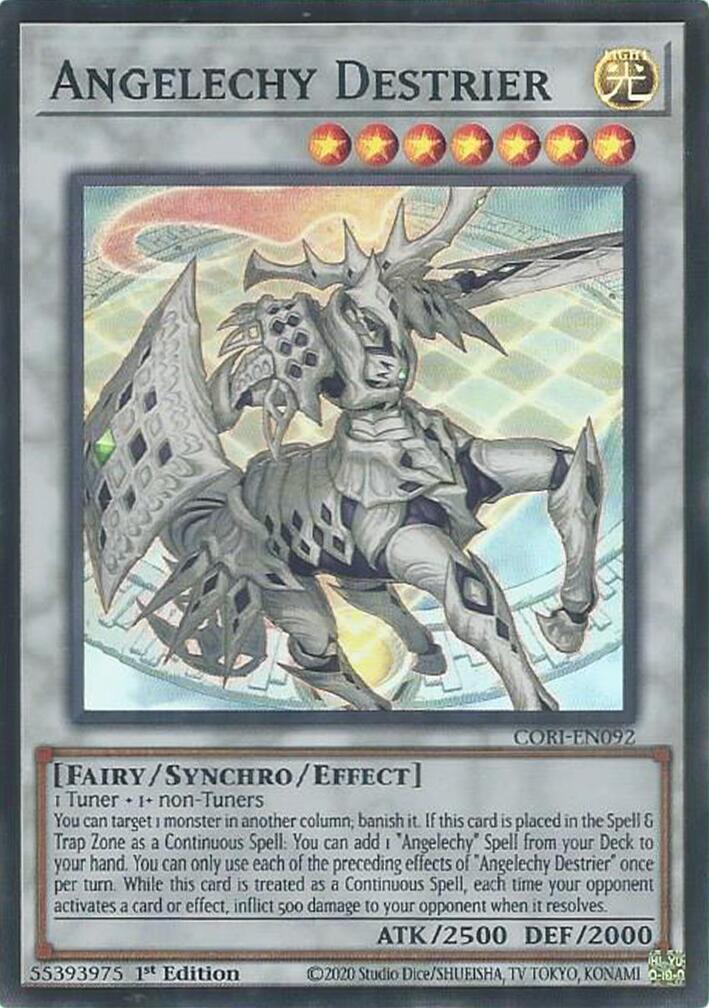 Angelechy Destrier [CORI-EN092] Super Rare | Exor Games New Glasgow