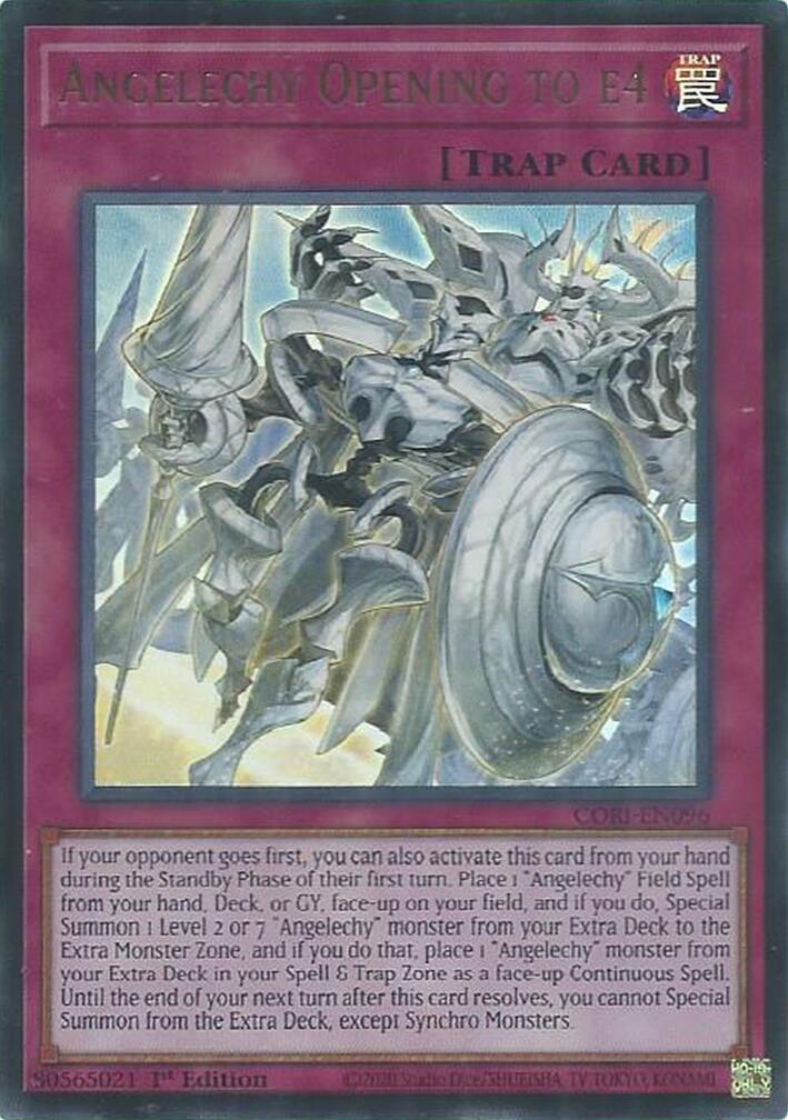 Angelechy Opening to e4 [CORI-EN096] Ultra Rare | Exor Games New Glasgow