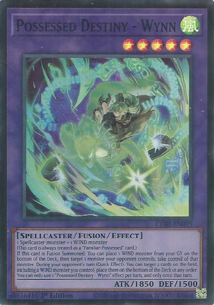Possessed Destiny - Wynn [CORI-EN099] Super Rare | Exor Games New Glasgow