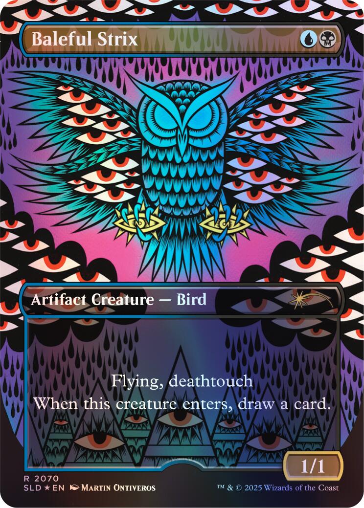 Baleful Strix (2070) (Rainbow Foil) [Secret Lair Drop Series] | Exor Games New Glasgow