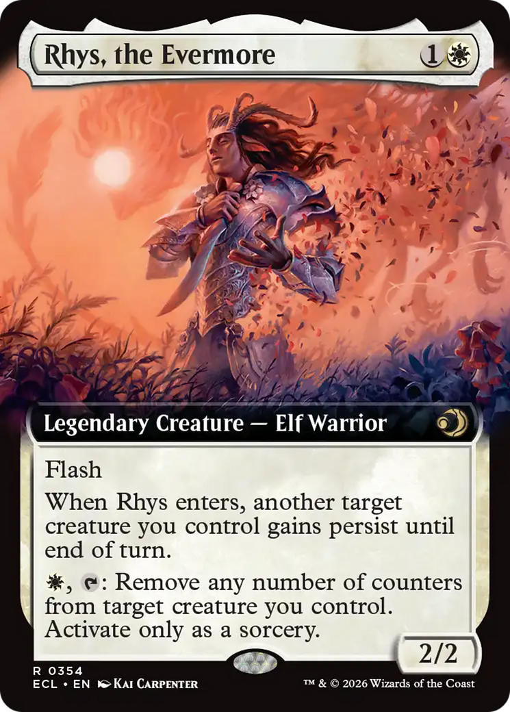 Rhys, the Evermore (Extended Art) [Lorwyn Eclipsed] | Exor Games New Glasgow
