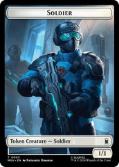 Villain // Soldier Double-Sided Token [Marvel Super Heroes Tokens] | Exor Games New Glasgow