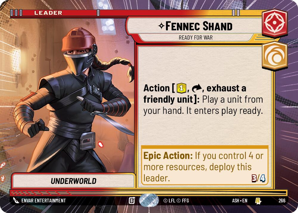 Fennec Shand - Ready for War (266) (Hyperspace) (266) [Ashes of the Empire] | Exor Games New Glasgow