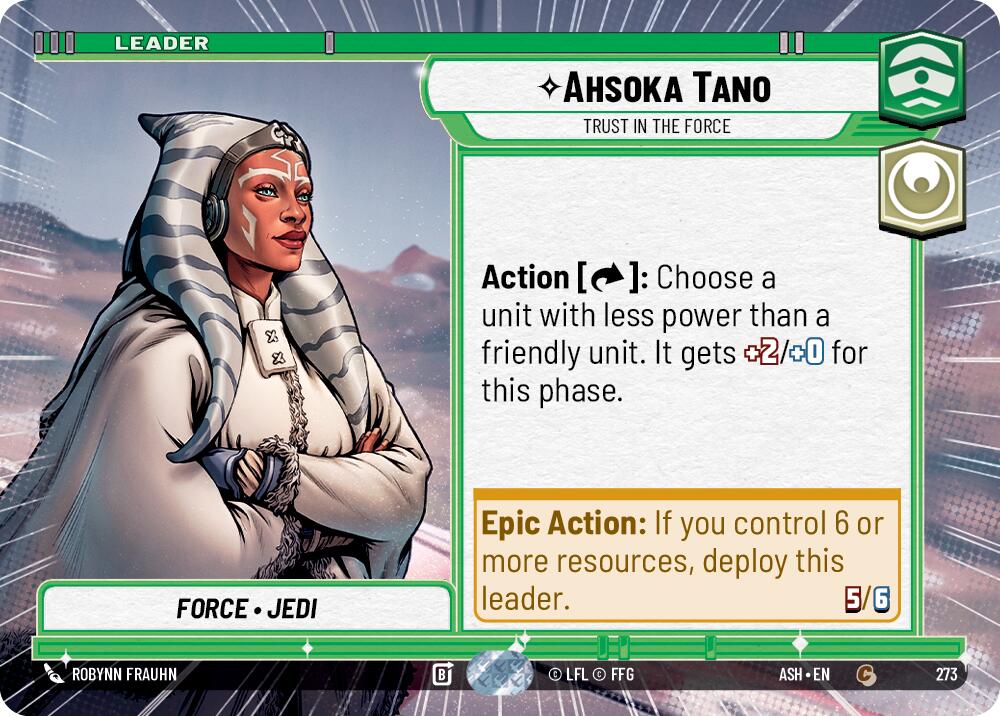 Ahsoka Tano - Trust in the Force (273) (Hyperspace) (273) [Ashes of the Empire] | Exor Games New Glasgow