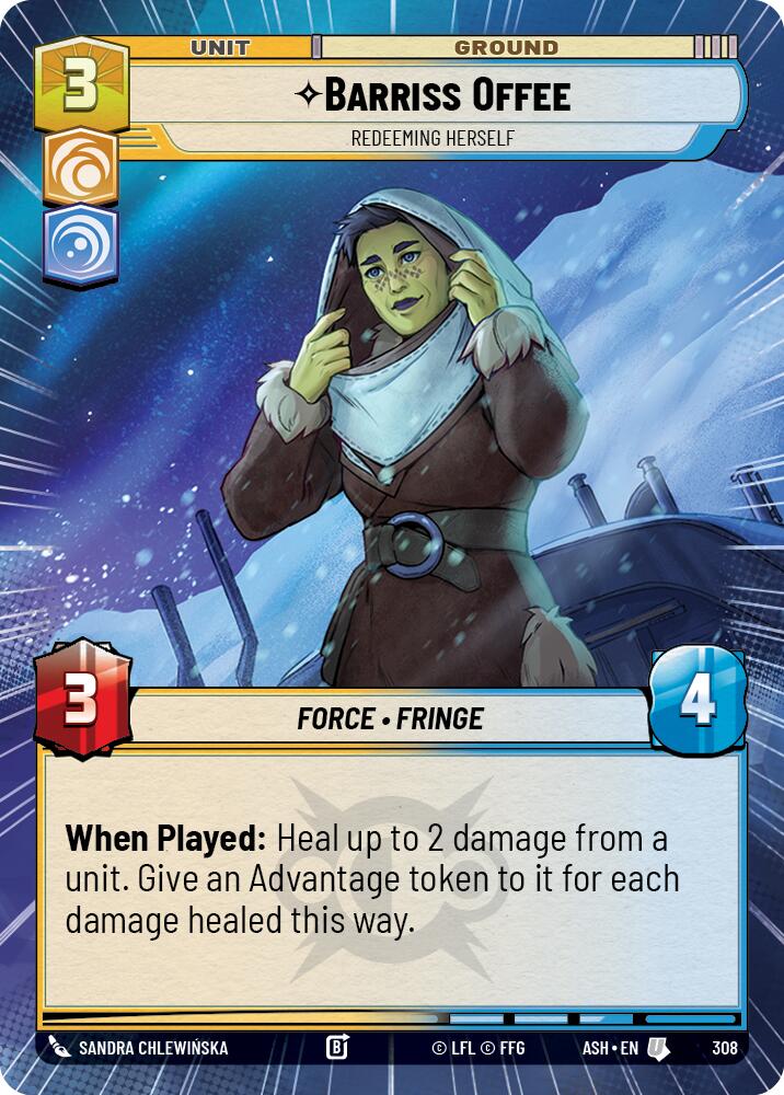 Barriss Offee - Redeeming Herself (308) (Hyperspace) (308) [Ashes of the Empire] | Exor Games New Glasgow