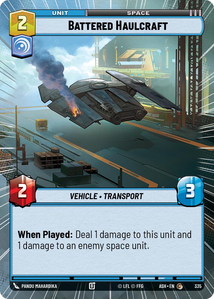 Battered Haulcraft (335) (Hyperspace) (335) [Ashes of the Empire] | Exor Games New Glasgow