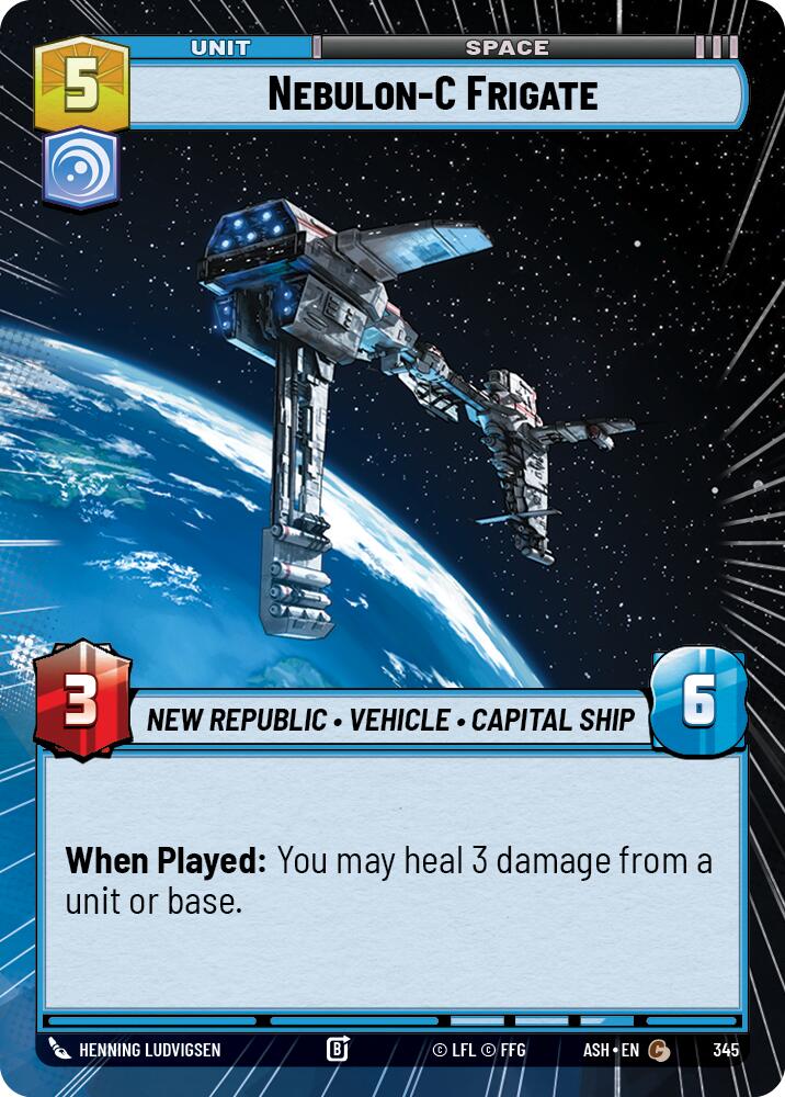 Nebulon-C Frigate (345) (Hyperspace) (345) [Ashes of the Empire] | Exor Games New Glasgow
