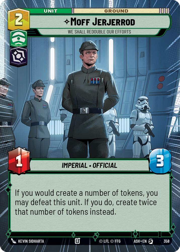 Moff Jerjerrod - We Shall Redouble Our Efforts (358) (Hyperspace) (358) [Ashes of the Empire] | Exor Games New Glasgow