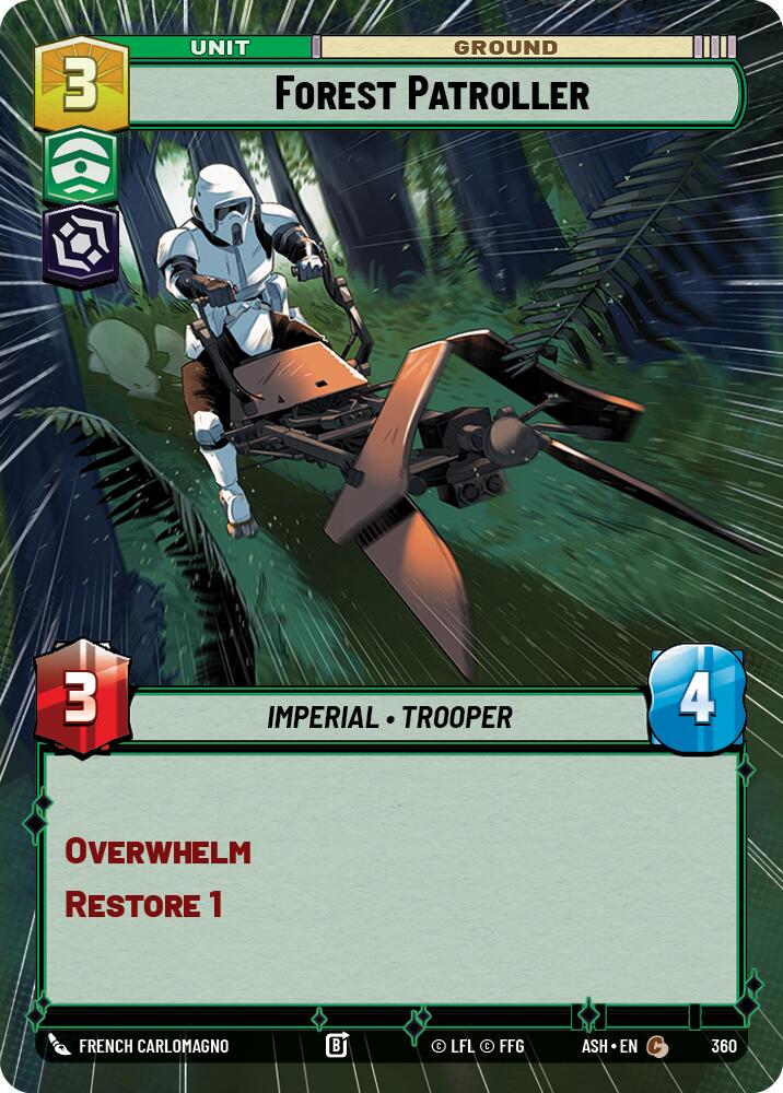 Forest Patroller (360) (Hyperspace) (360) [Ashes of the Empire] | Exor Games New Glasgow